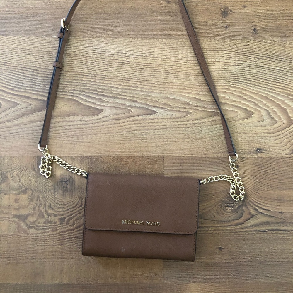 Michael Kors Brown Side Bag